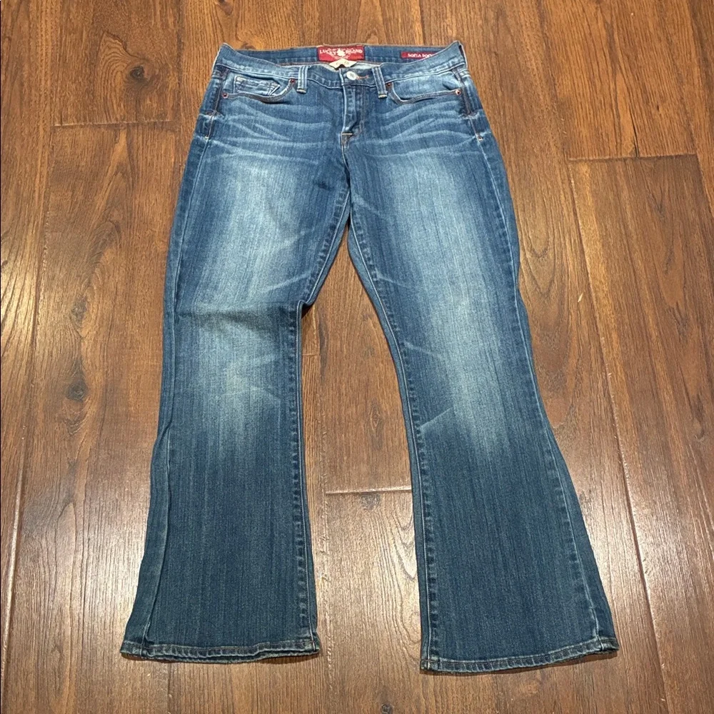Lucky Brand Blue Flare Jeans - Picture 1 of 7